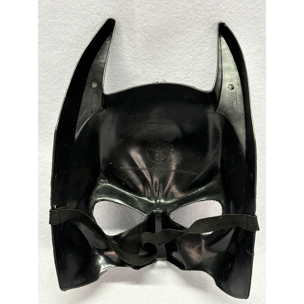 Batman Mask DC Comics Rubies Costume Black Plastic Superhero Cosplay Accessory